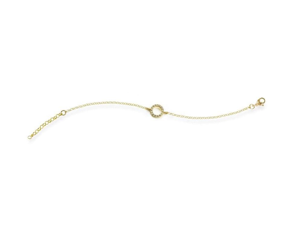 Chiarezza Ring Bracelet - Simple, delicate, bracelet with a single small ring
