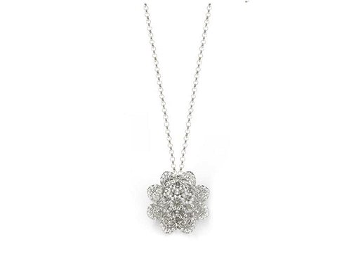 Doges Pendant (silver grey) - A stunning, elaborate, pendant style necklace