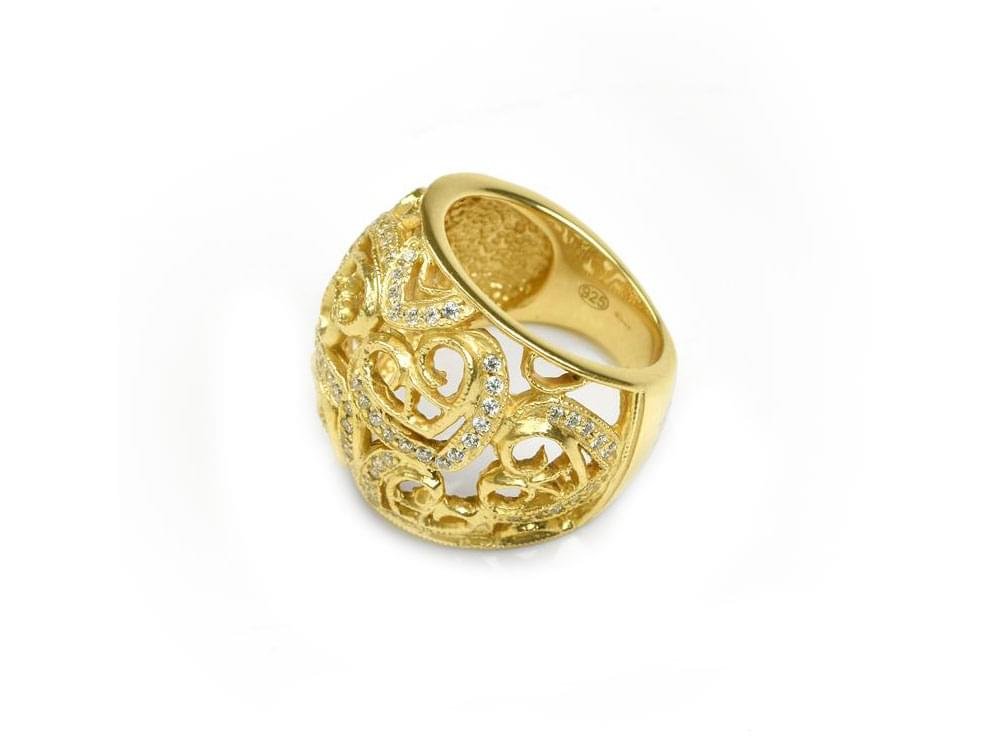 Doges Ring (gold) - A stunning, elaborate, easy to wear ring