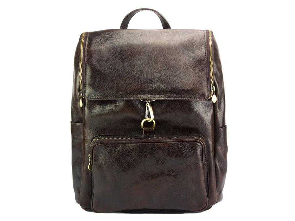 Elva (dark brown) - Perfect rucksack for work and travel