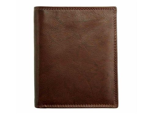 Antonio (brown) - Vertical, wallet with excellent capacity
