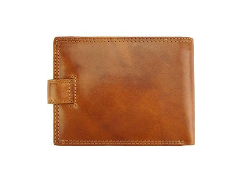 Giacomo (tan) - High quality leather wallet