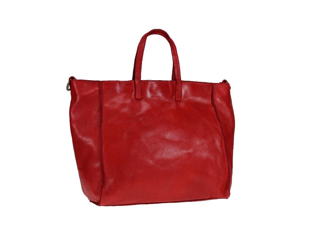 Rieti (red) - Soft, luxurious Italian leather bag