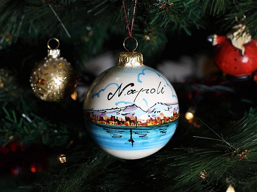 Napoli - Ceramic Christmas tree decoration