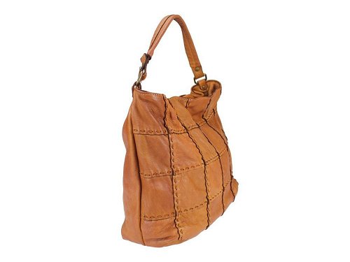Deruta (tan) - Soft, luxurious Italian leather bag