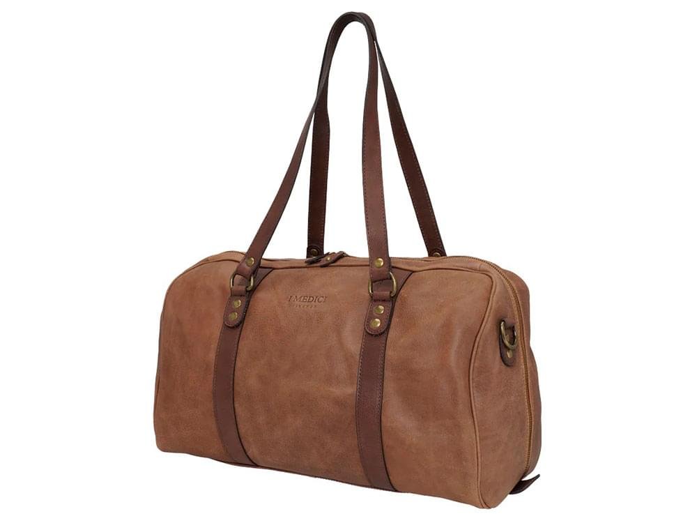 Egadi - Light, compact, leather travel bag
