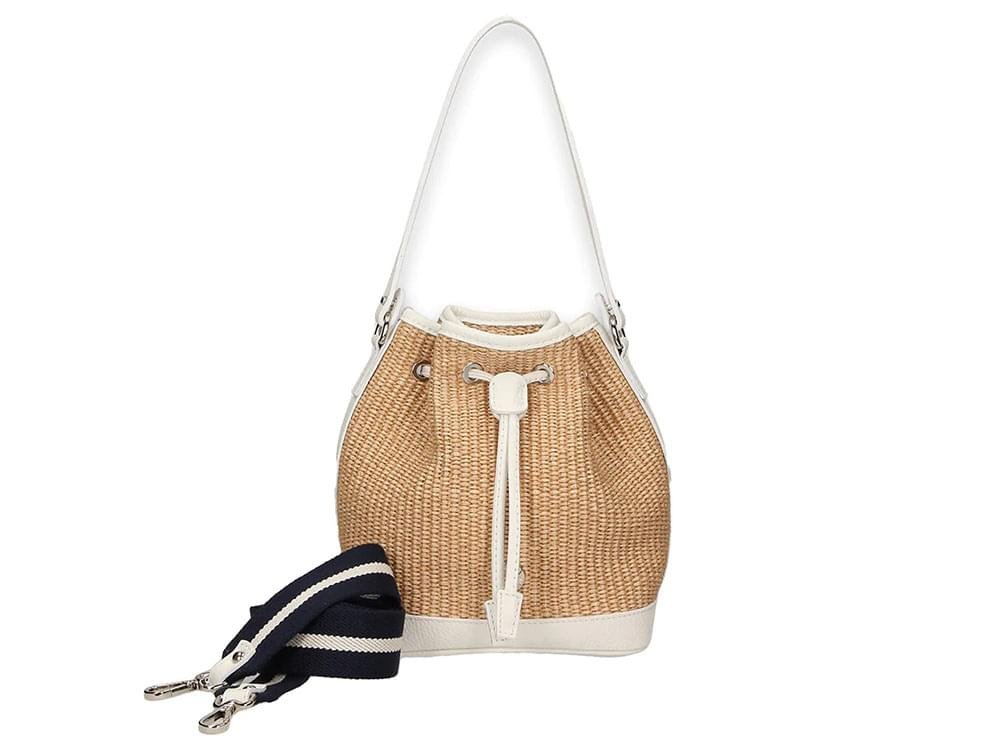 Marinaio - Cotton, Polyamide & Leather bucket bag