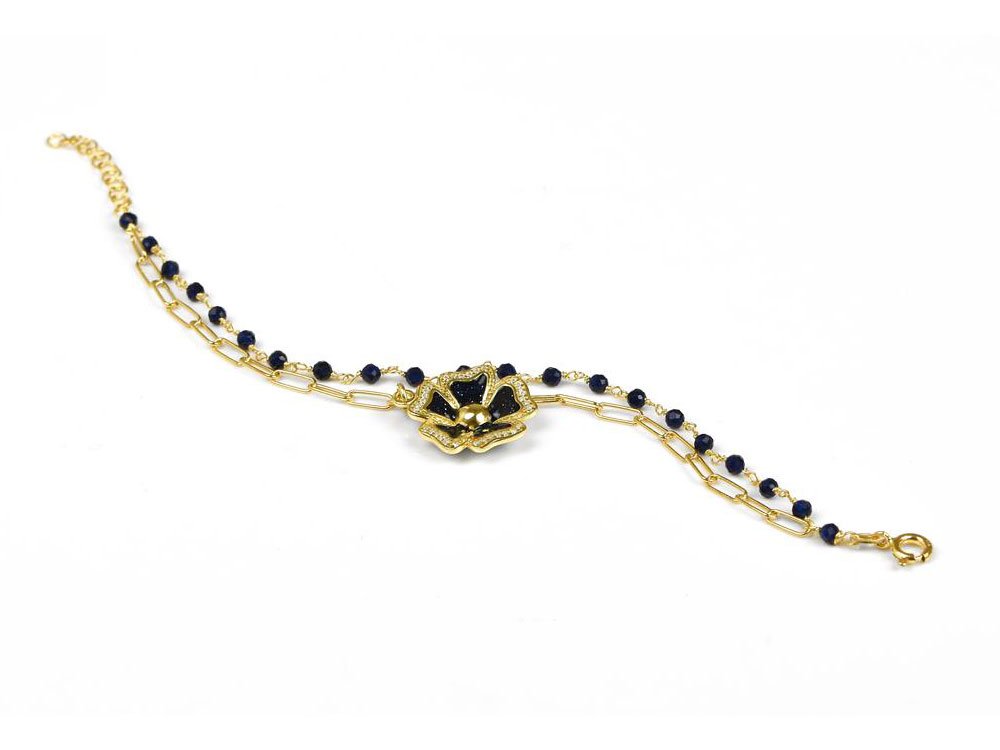 Cinquefoil Bracelet (two strand) - An elegant, two strand bracelet