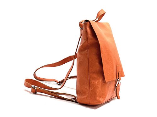 Brescia (orange) - Handbag, shoulder bag or backpack