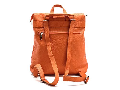 Brescia (orange) - Handbag, shoulder bag or backpack