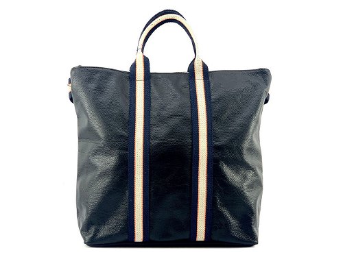 Delia (black) - Ingenious, tote shaped backpack