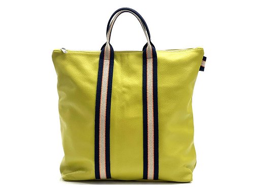 Delia (yellow) - Ingenious, tote shaped backpack