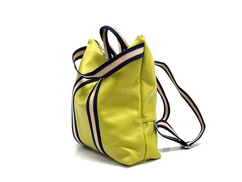 Delia (yellow) - Ingenious, tote shaped backpack