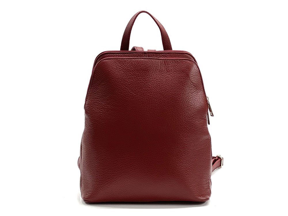 Eboli (dark red) - Small, neat, traditional backpack