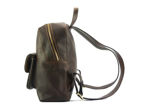 Paullo (dark brown) - Sophisticated, roomy backpack