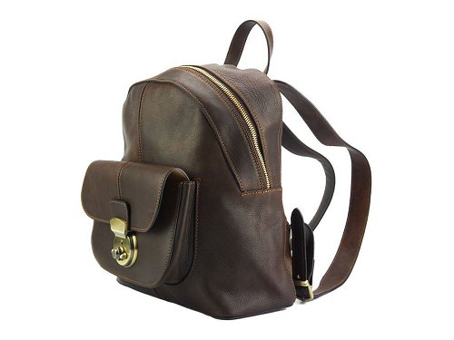Paullo (dark brown) - Sophisticated, roomy backpack