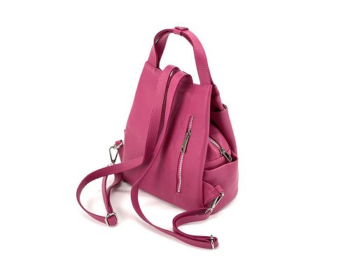 Pero (hot pink) - A contemporary, fashionable backpack