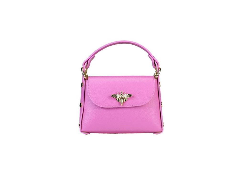 Pula (pink) - Cute small bag with bee decoration