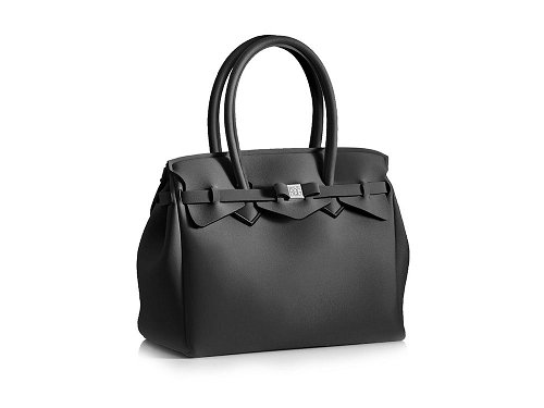 La Miss Handbag (black) - Light and Spacious Lycra Handbag