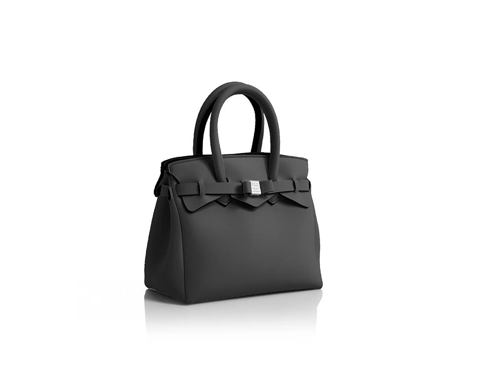 Petite Miss Handbag (black) - Small, spacious Lycra Handbag