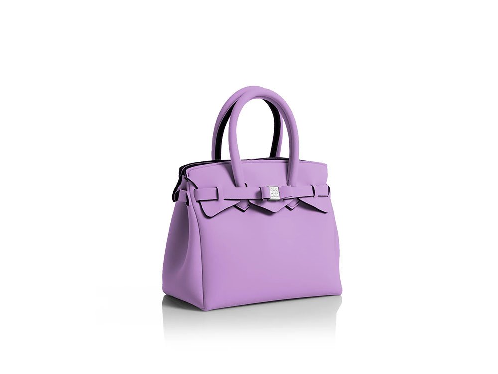 Petite Miss Dreamy Handbag (periwinkle) - Small, spacious Lycra Handbag