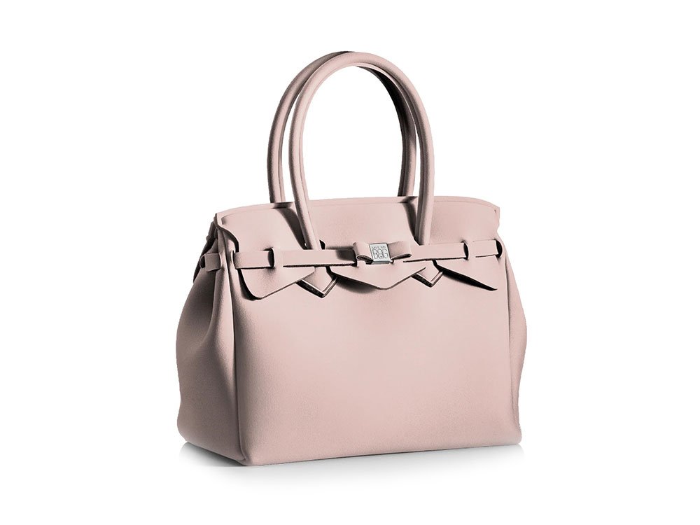 La Miss Dreamy Handbag (powder pink) - Light and Spacious Lycra Handbag
