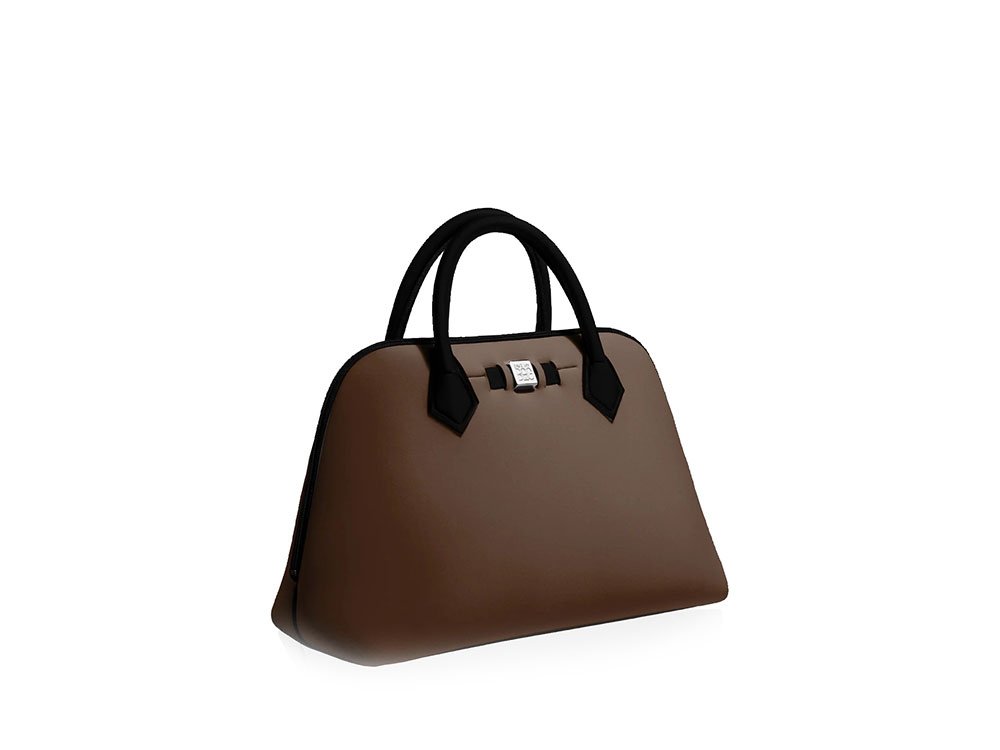 La Principessa (espresso) - Light and Stylish Lycra Handbag