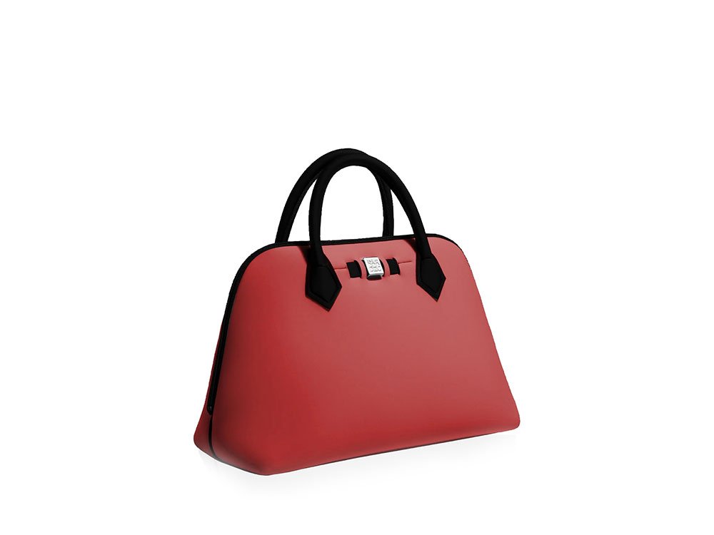 La Principessa (deep red) - Light and Stylish Lycra Handbag