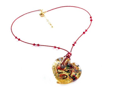 Mulinello - Murano Glass pendant style necklace