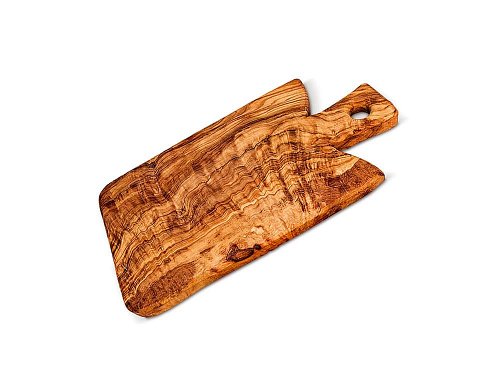 Angular chopping board (small) - Hand carved from Olive Wood