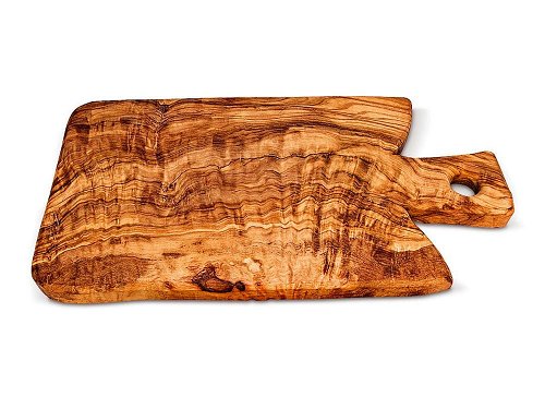 Angular chopping board (large) - Hand carved from Olive Wood