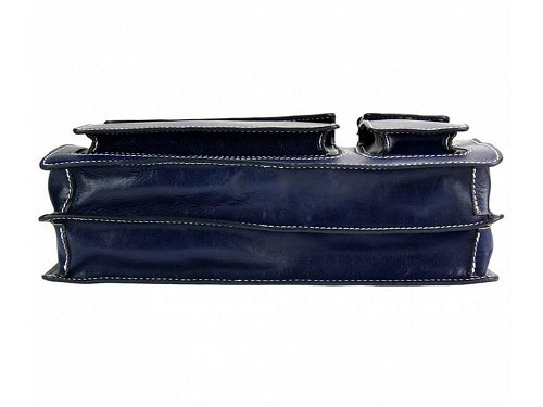 Viterbo (dark blue) - Practical and durable briefcase