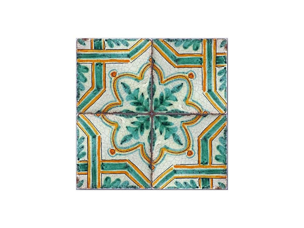 Felce - Traditional, rustic, Sicilian ceramic tiles