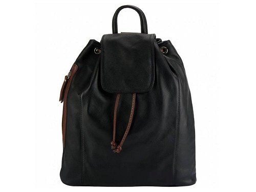 Lucca (black/brown) - The best leather backpack on the market