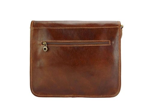 Teora (brown) - Elegant and practical messenger bag