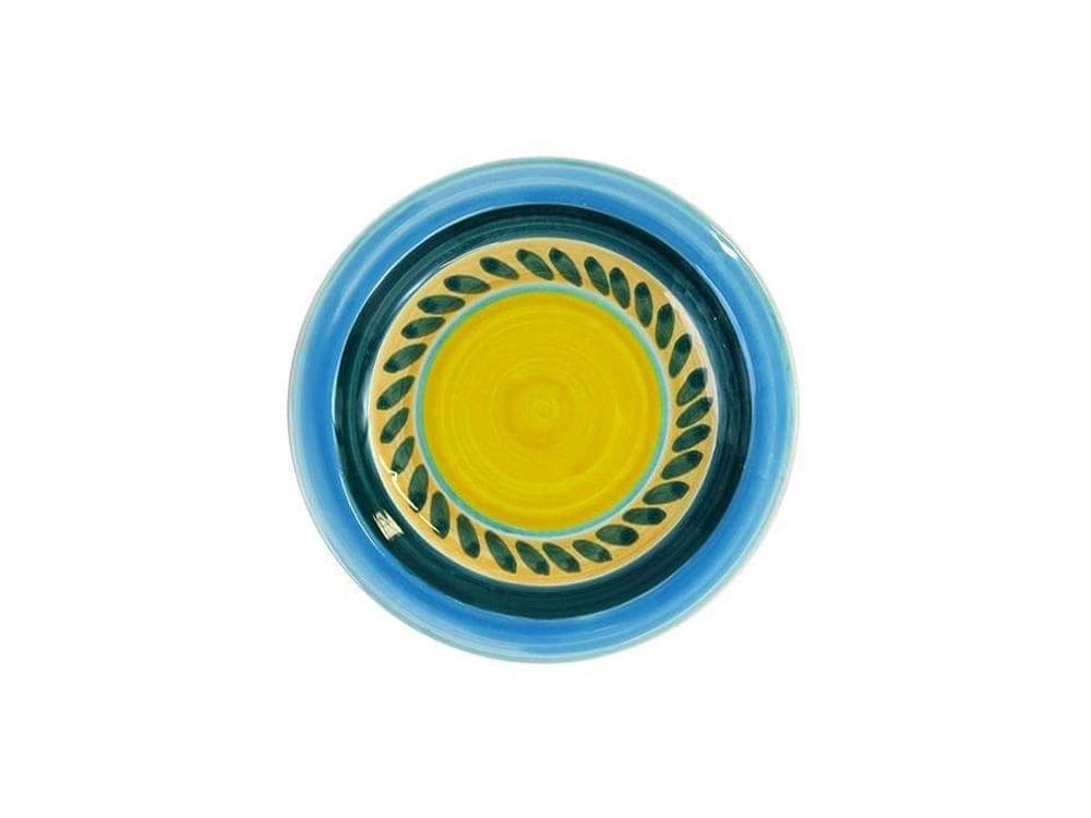 Grano - 15cm plate - Handmade, traditional ceramic plate from Sicily
