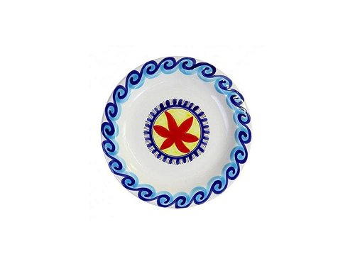 Mare - 15cm plate - Handmade, traditional ceramic plate from Sicily