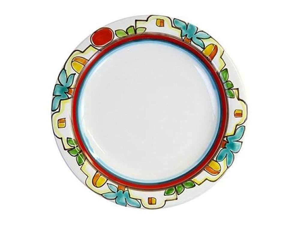 Sassi - 25cm plate - Handmade, traditional ceramic plate from Sicily