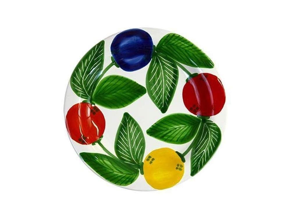 Susino - 18cm plate - Handmade, traditional ceramic plate from Sicily