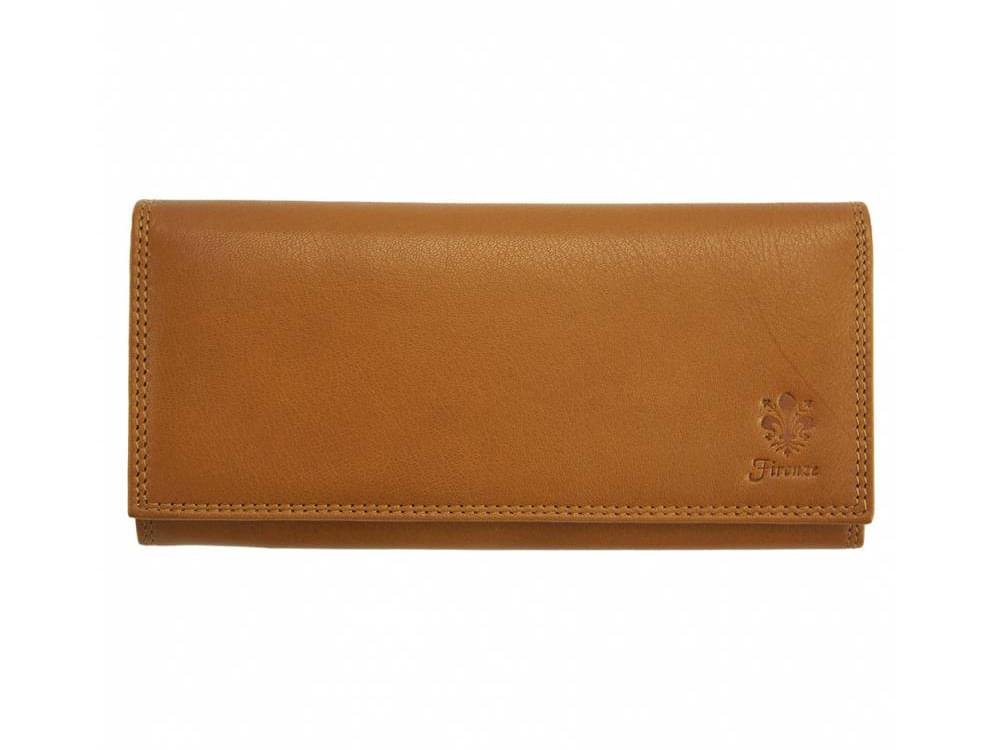 Tan leather women's wallet - Matilde