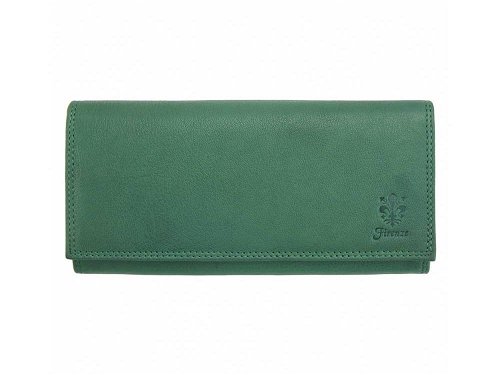 Matilde (turquoise) - Ingeniously designed leather wallet