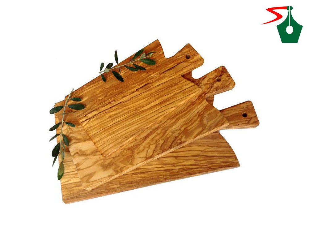 Tuscan cutting boards - A set of 3 Olive Wood boards